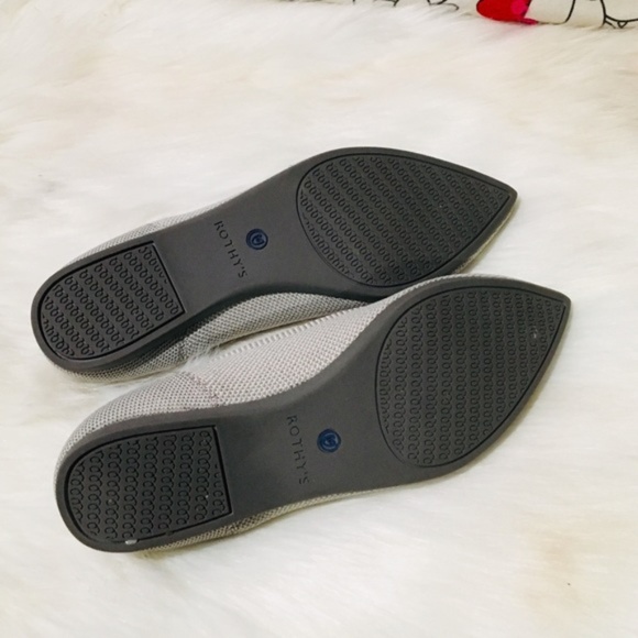 Size 6 Flax Birdseye Rothy's Points - Picture 5 of 8